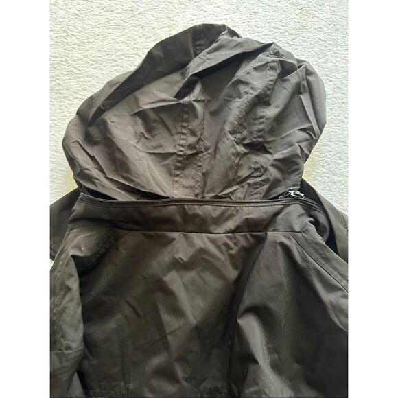 Cole Haan Women's Full Zip Lightweight Rain Jacket-Long Style-Black size medium - Picture 10 of 12